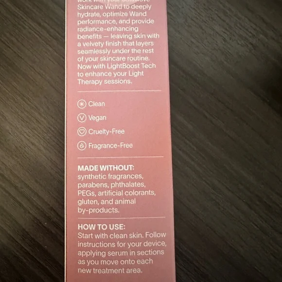 Lightboost Wand Activating Serum - Pink